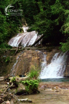 33 водопада на ручье Джегош - достопримечательность Сочи