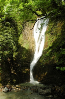 Водопад Ореховский - достопримечательность Сочи